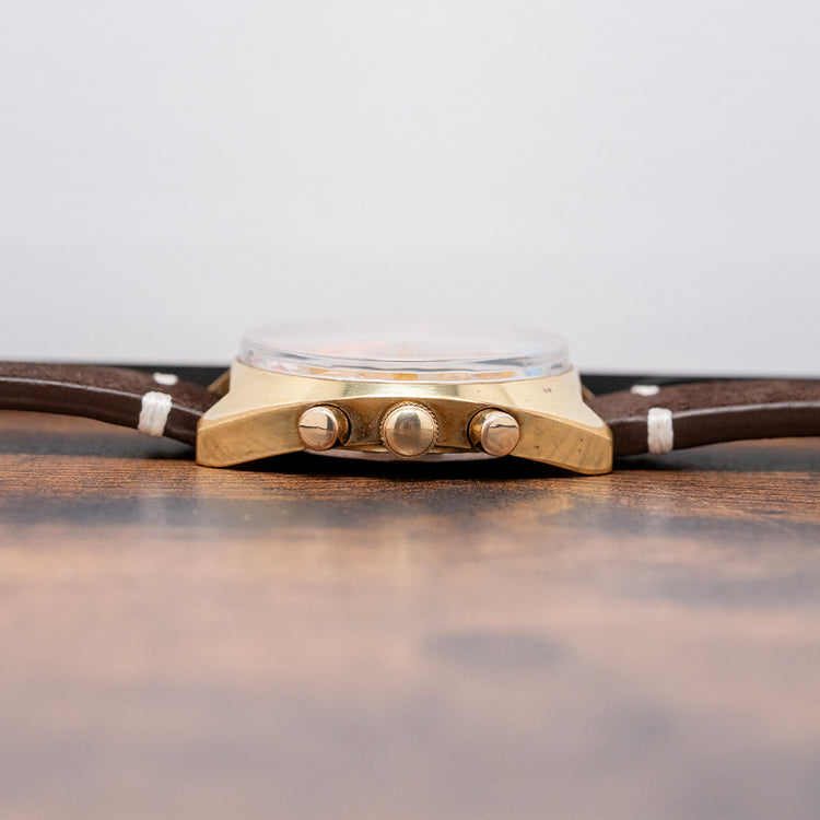 1970s Wakmann Automatic Chronograph Lemania 1341 42mm