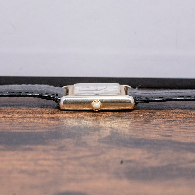 1977 Roy King 'Tank' Sterling Silver / Gold-Plated Mechanical 23x30.5mm