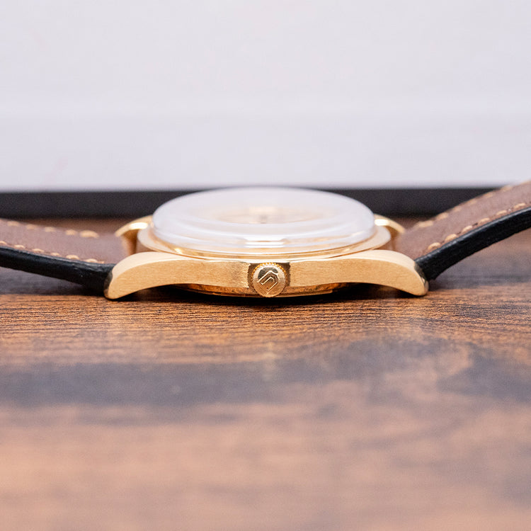 1956 Universal Geneve Polerouter Deluxe 18ct Gold 10357-1