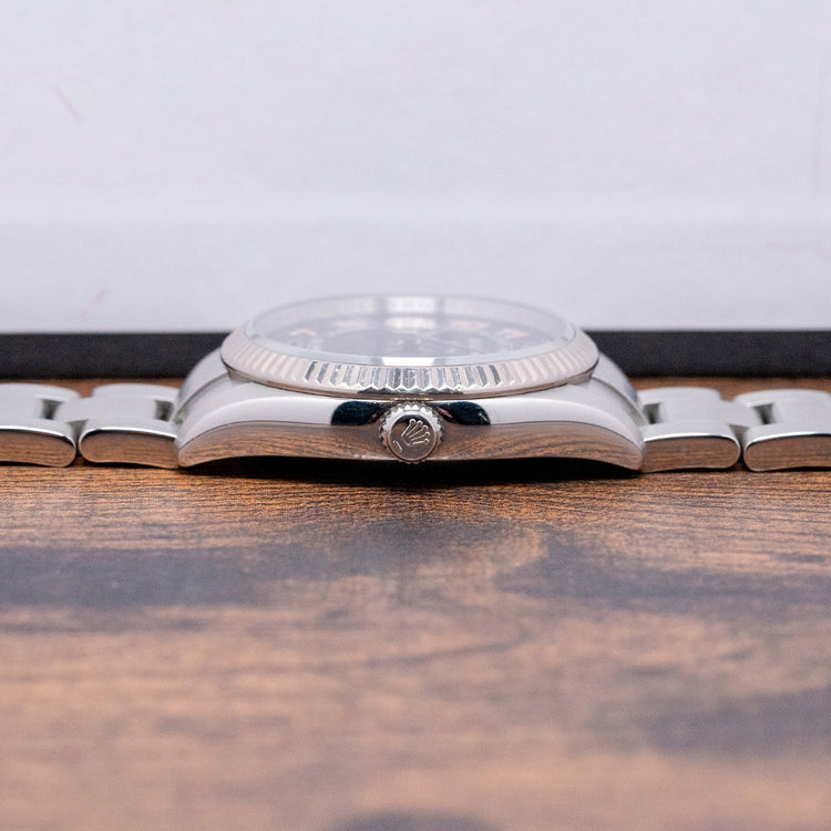 2011 Rolex Oyster Perpetual Air-King 34mm Blue 114234