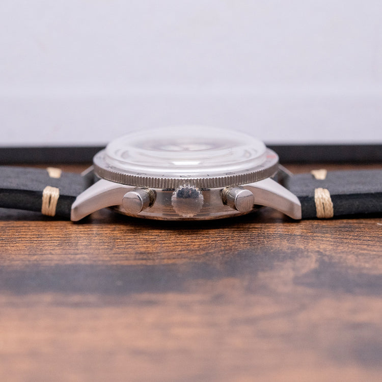 1970s Gallet 'Flying Officer' Black Dial '4th Gen' 36mm