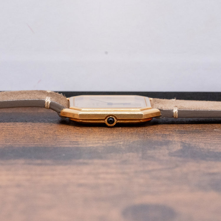 1980s Chopard Geneve 18ct Gold Stepped Case 31x32mm 2147