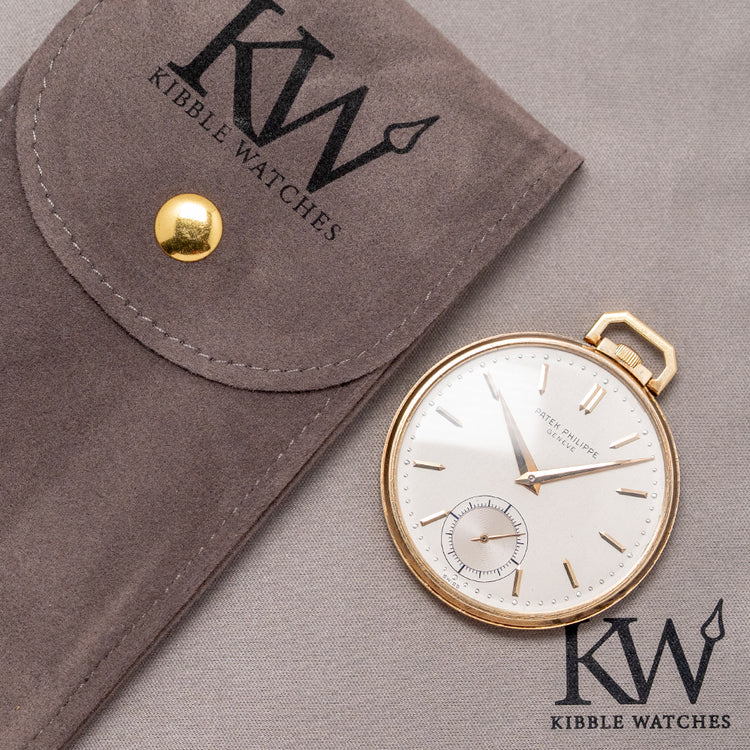 1952 Patek Philippe 18ct Yellow Gold Pocket Watch Reference 600