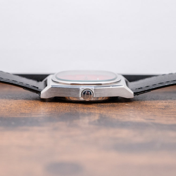 1979 Bulova Automatic Day Date Deep Red Dial 35.5mm