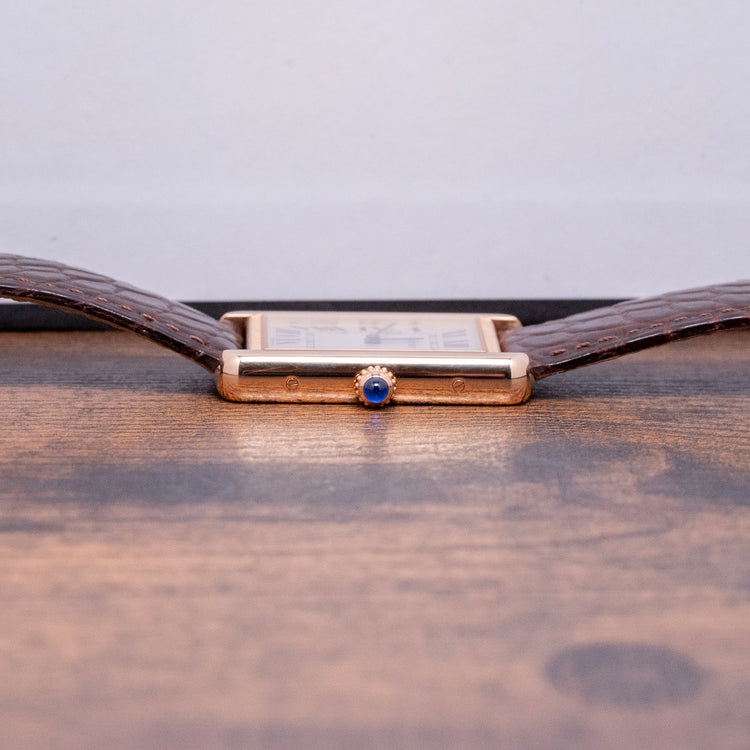 2020 Cartier Tank Solo Large 18ct Rose Gold Quartz 3167 27x34mm