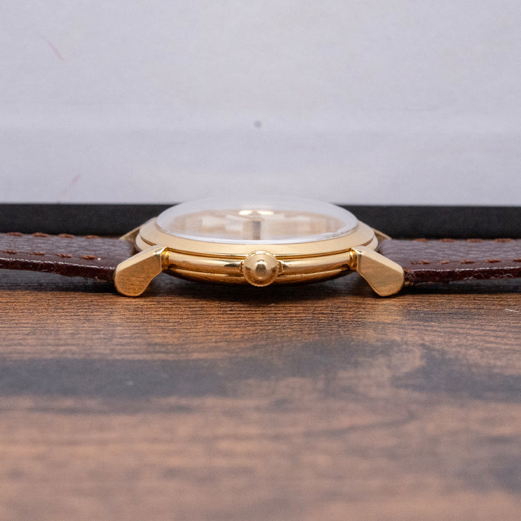 1950s Movado 18ct Gold "Calatrava" Bumper Automatic 32mm