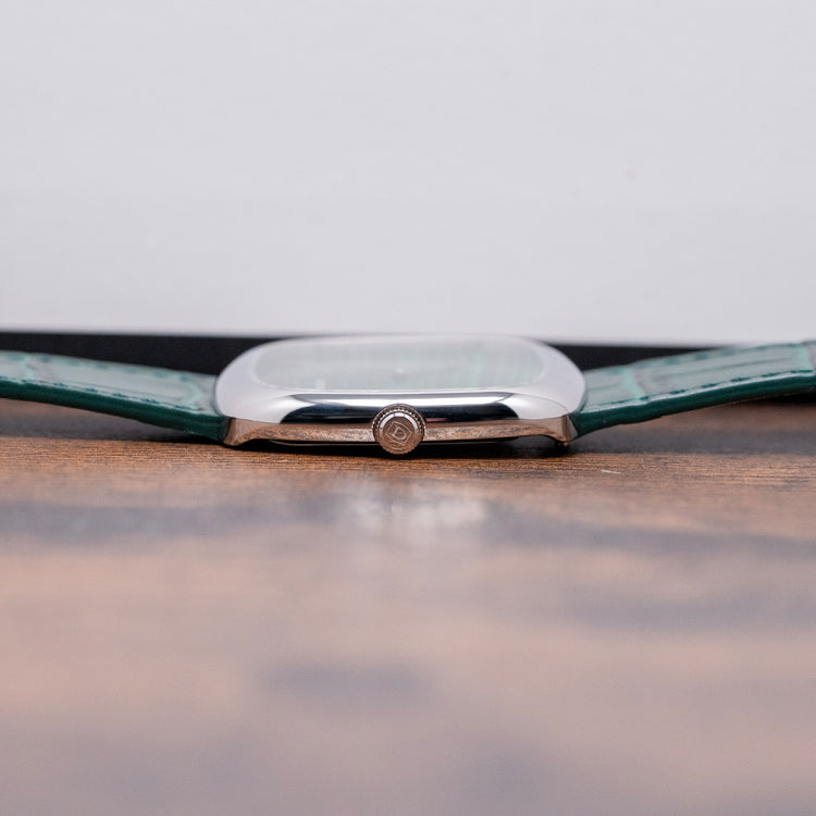 2024 Dennison Natural Malachite Steel Quartz 34mm