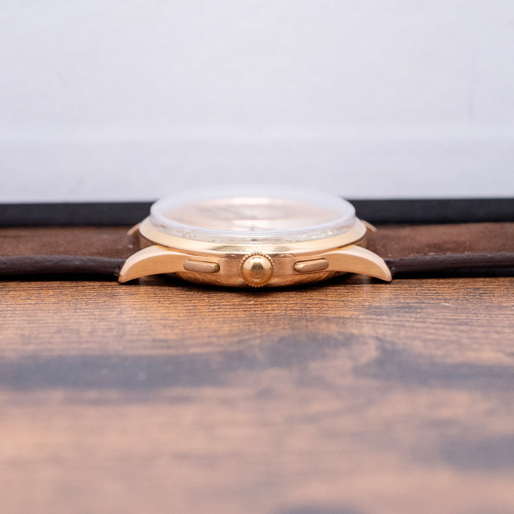 1950s Breitling Sprint Chronograph 18ct Yellow Gold Venus 188 37mm