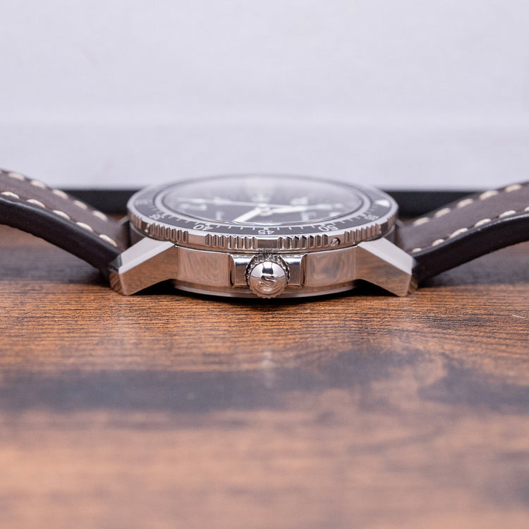 2017 Sinn 104 St Sa I Black Automatic 41mm on Strap