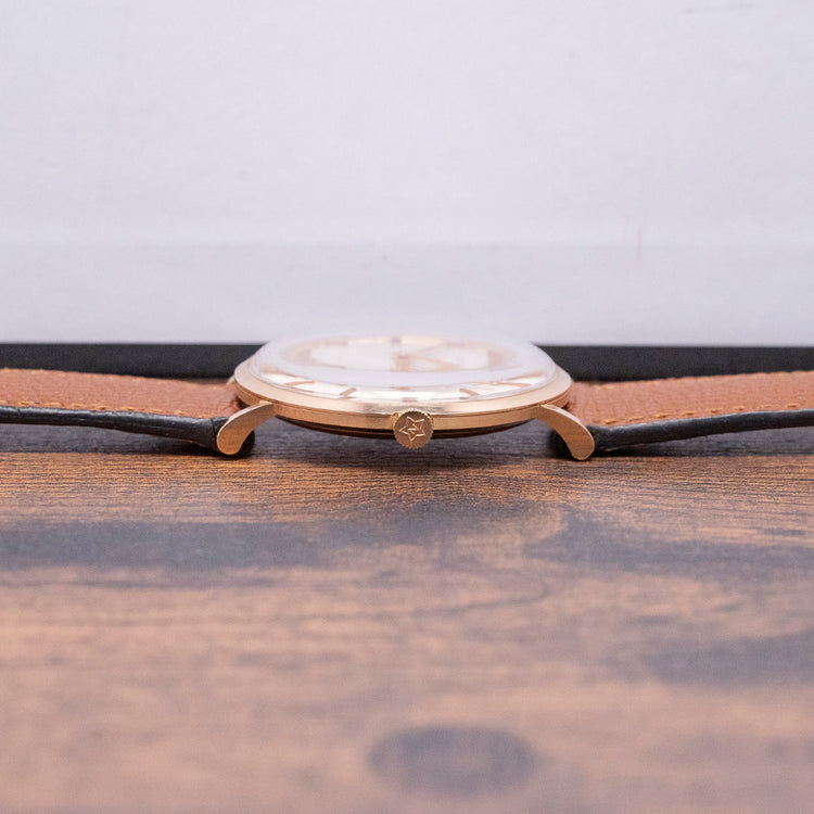 1950s Zenith 'Calatrava' 18ct Pink Gold Manual Cal. 2531 35mm