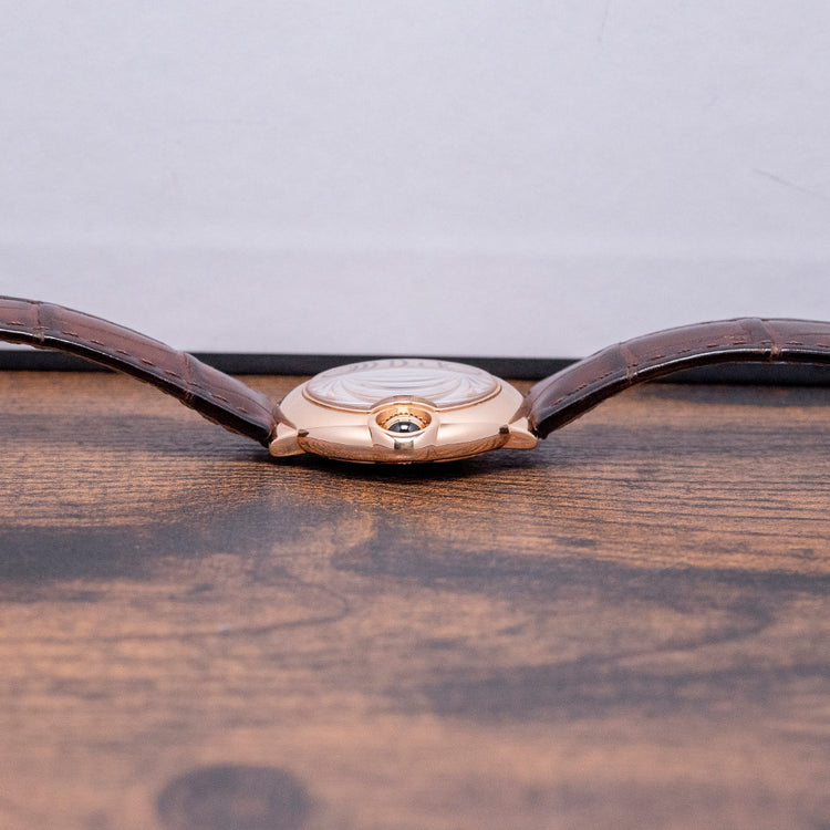 2009 Cartier Ballon Bleu 28mm 18ct Rose Gold Quartz W6900256