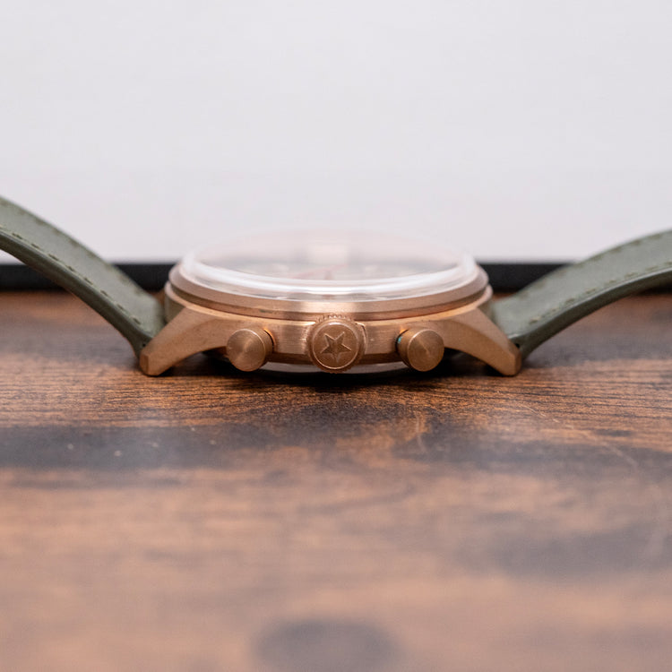 2025 Seagull 1963 Icon II Bronze / Green Dial No. 0002 40mm