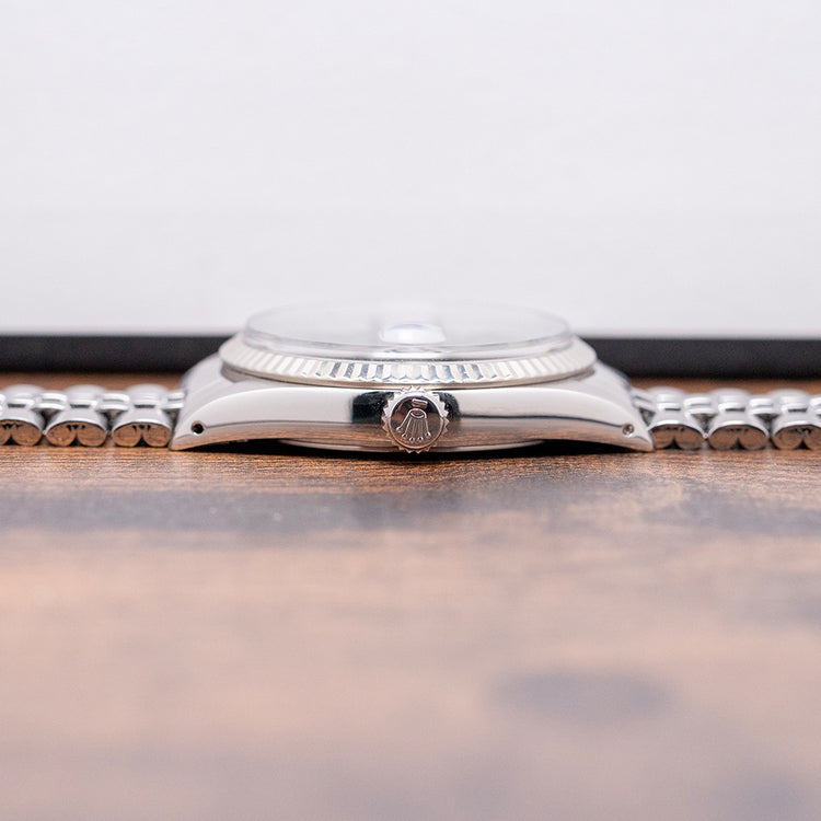 1989 Tudor Oyster Prince Date-Day 36mm Black on Bracelet