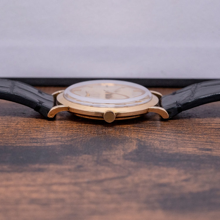 1954 Movado 'Gentleman' 18ct Yellow Gold 8423 With Box & Papers