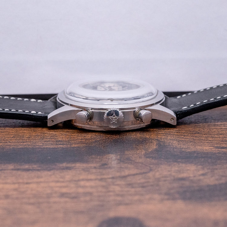 1960s Zenith Black Chronograph Cal. 146 HP 38mm AH2711