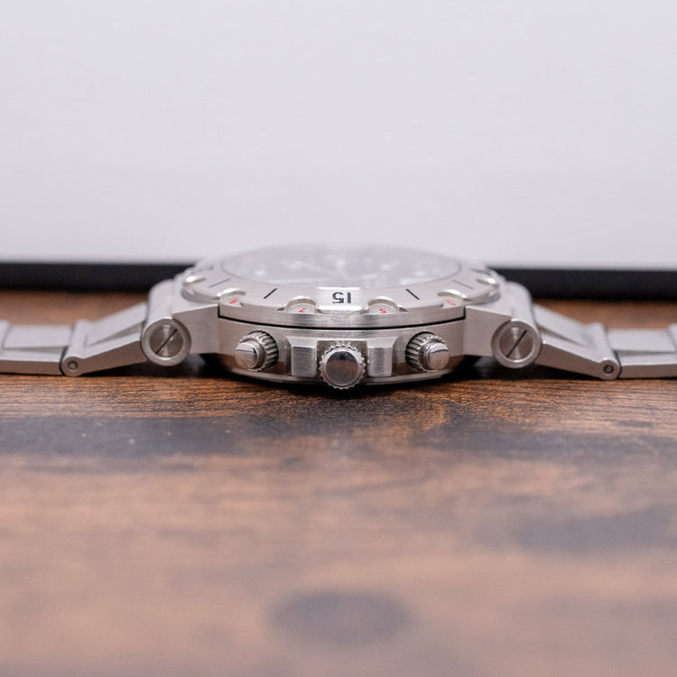 2000s Bulgari Diagono Scuba GMT Automatic 38mm SD38S GMT