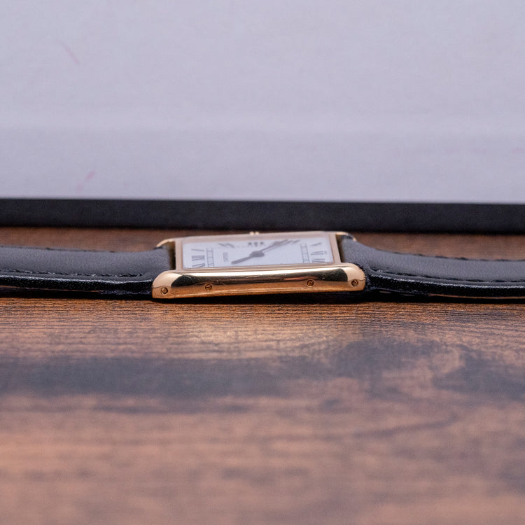 1993 Cartier Tank Arrondie Mecanique Extra-Plate 23x29mm