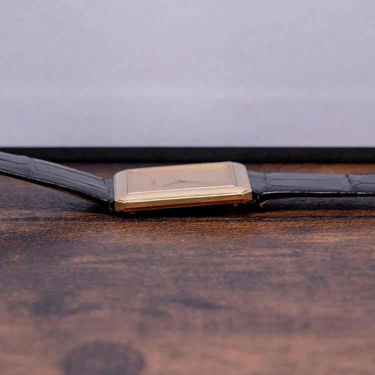 1970s Piaget Protocole 'Tank' 18ct Yellow Gold 25x27.5mm 91542