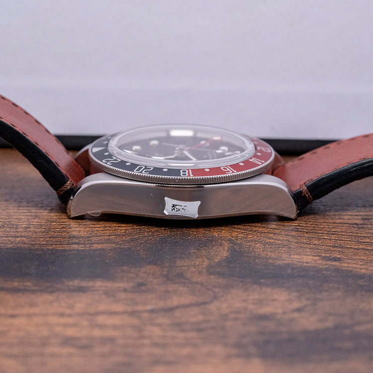 2019 Stickered Tudor Black Bay GMT 41mm on Strap 79830RB