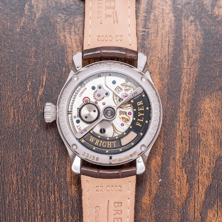 2010s Bremont Wright Flyer 18ct White Gold Limited 43mm