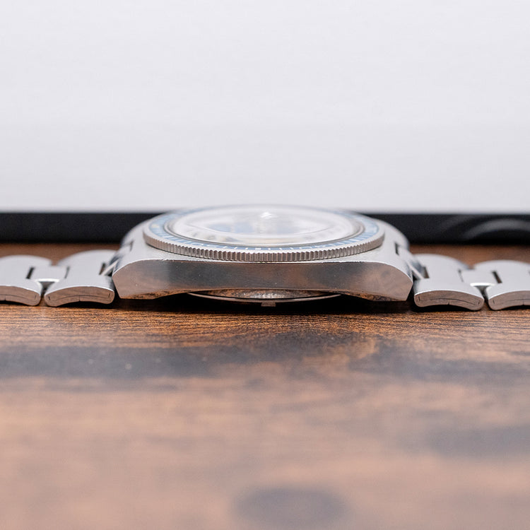 1970s Wittnauer Automatic Blue Dial 'Diver' on Bracelet 37mm