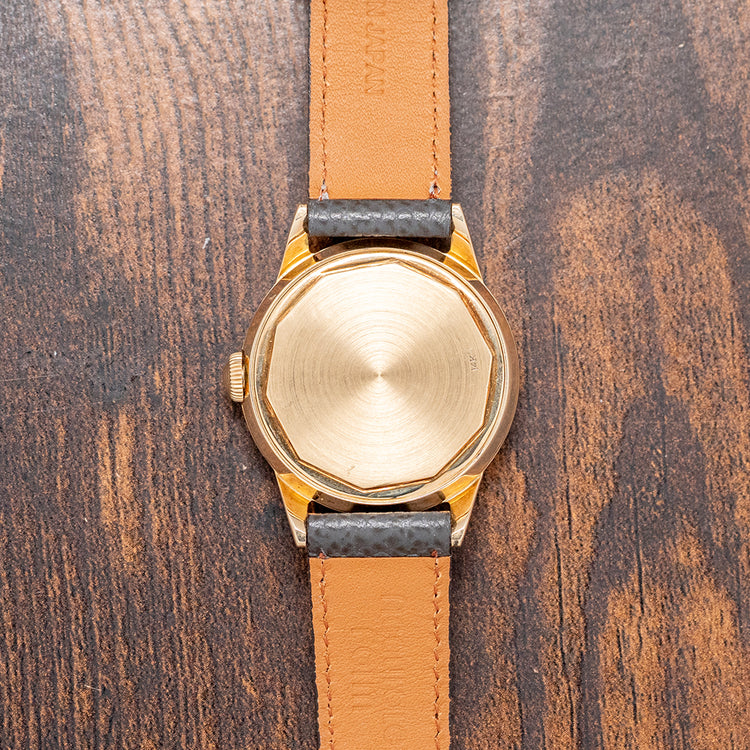 1950s Movado 14K Gold 'FB' Case 'Calatrava' Manual 261 31.5mm