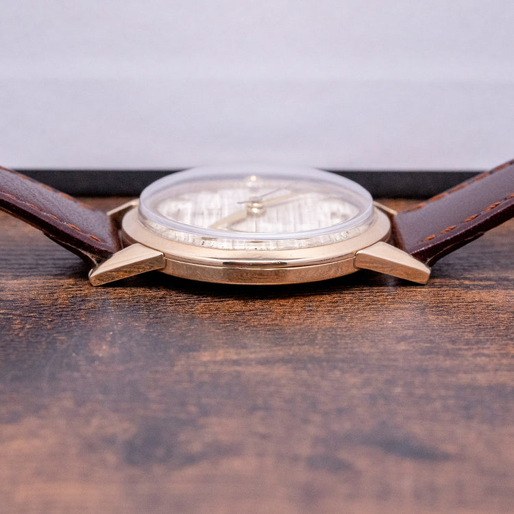 1962 Tudor Royal 9ct Gold Linen Dial 32mm Mechanical