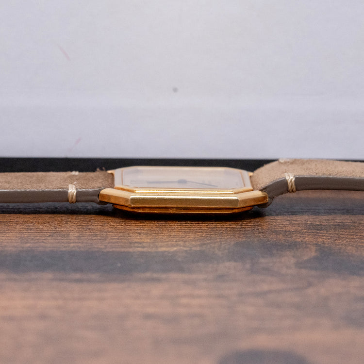 1980s Chopard Geneve 18ct Gold Stepped Case 31x32mm 2147