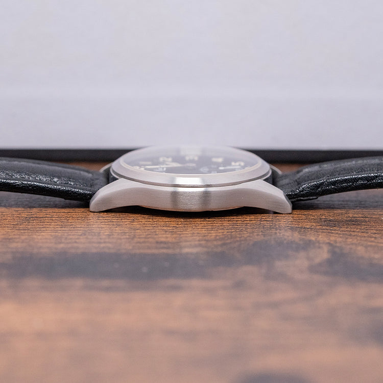 1990s Minerva Pythagore A481 Aviation Black Cal. 48 34mm