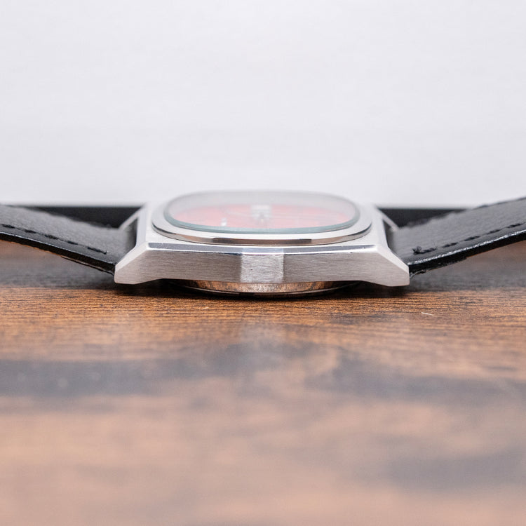 1979 Bulova Automatic Day Date Deep Red Dial 35.5mm