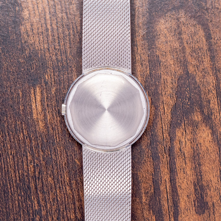 1971 Patek Philippe Calatrava Blue Sigma Dial White Gold 3445/6