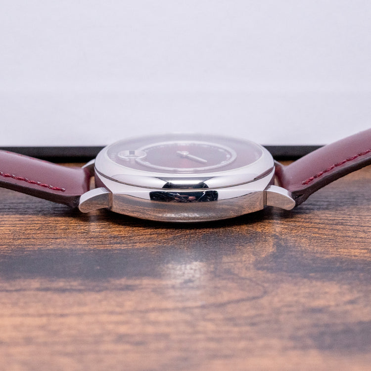 2023 Fears Christopher Ward Alliance 01 Jump Hour Red Dial