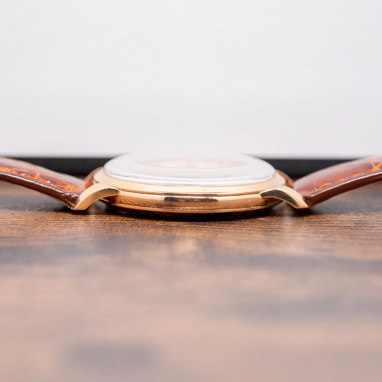 1954 Omega Trésor 18ct Pink Gold Honeycomb Dial 2685 36mm