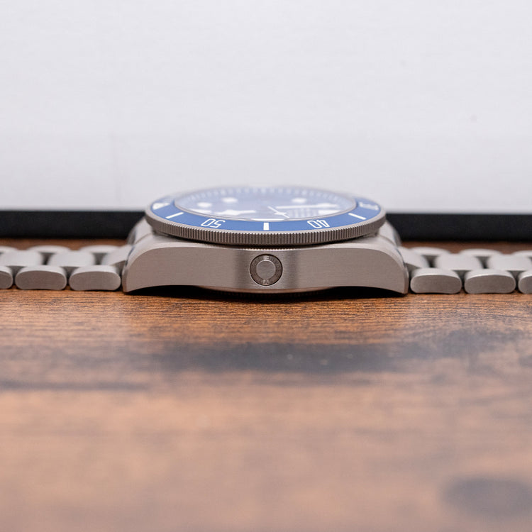 2018 Tudor Pelagos Blue Titanium 42mm on Bracelet 25600TB