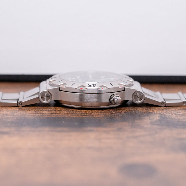 2000s Bulgari Diagono Scuba GMT Automatic 38mm SD38S GMT