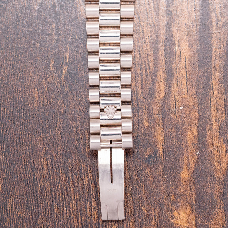 2003 Rolex Day-Date 36mm White Gold 118239 Cherry Red Dial