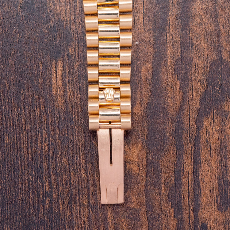 1986 Rolex Day-Date 36mm Champagne Dial 18038