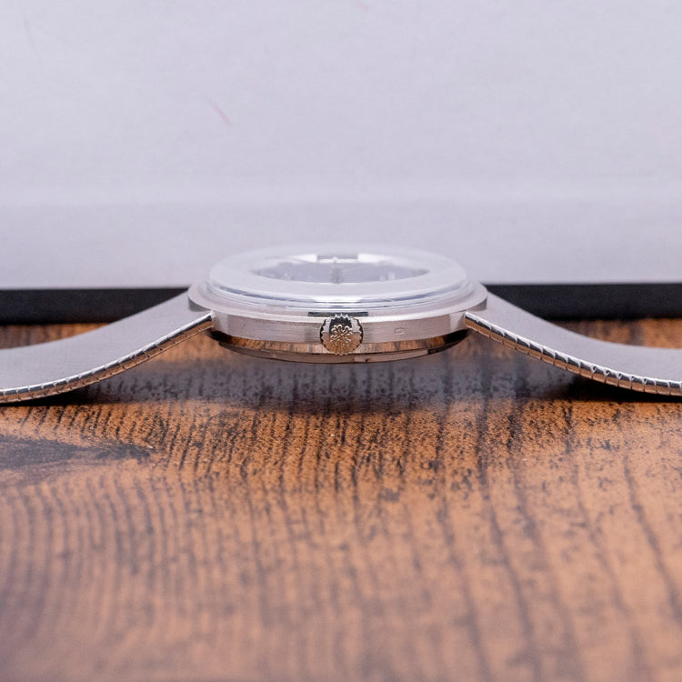 1971 Patek Philippe Calatrava Blue Sigma Dial White Gold 3445/6