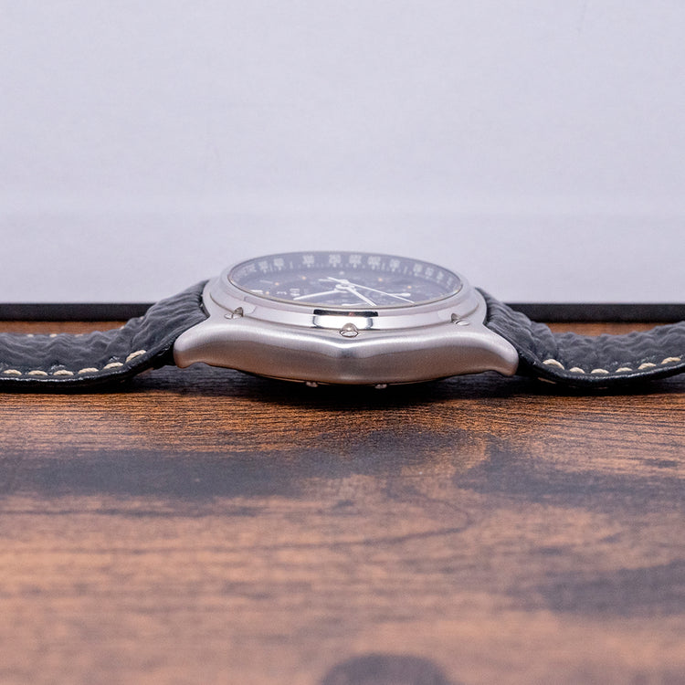 Near NOS 1996 Ebel Le Modulor Chronograph Black 9137241