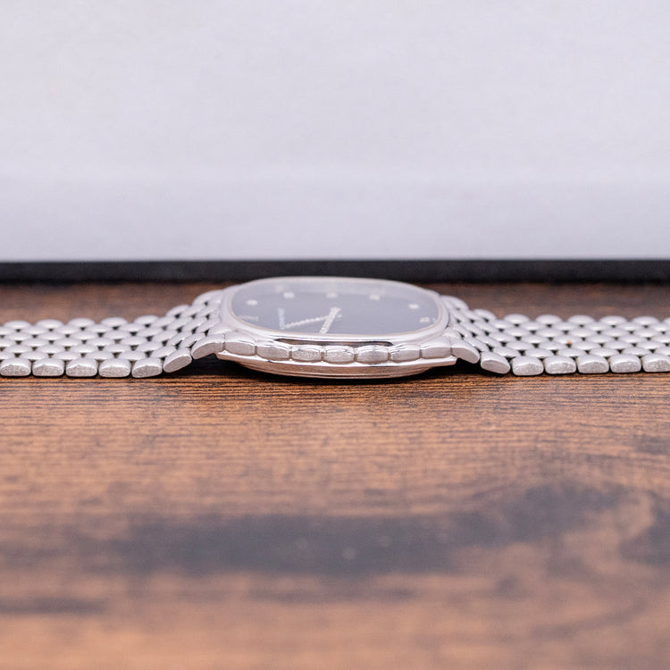 1980s Audemars Piguet Cobra 18ct White Gold Diamond Hands 28mm