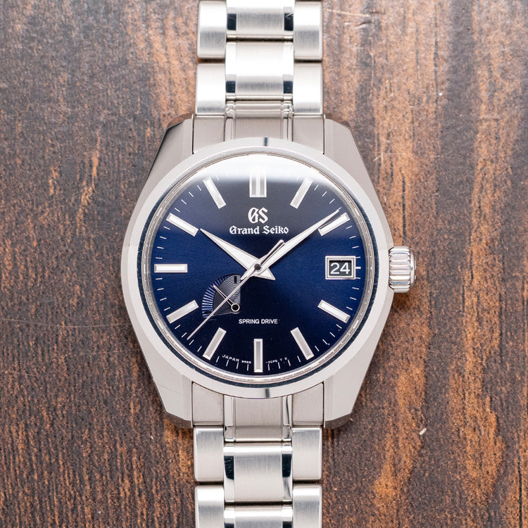 2021 Grand Seiko Heritage Spring Drive Blue 40mm SBGA375