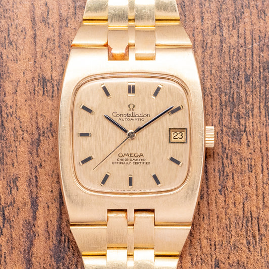1971 Omega Constellation Chronometer 18ct Gold 168.047