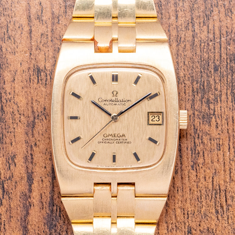 1971 Omega Constellation Chronometer 18ct Gold 168.047
