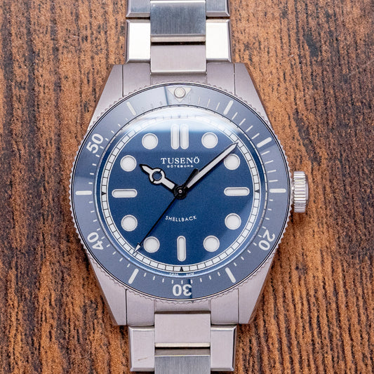 2024 Tuseno Shellback V2 Blue No-Date Automatic 40mm