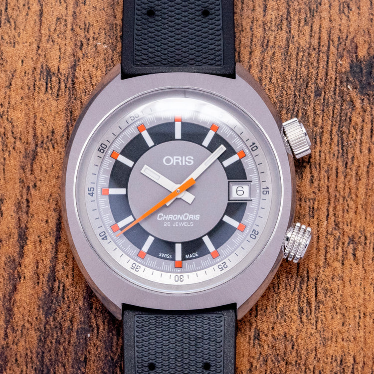 2022 Oris ChronOris Date Automatic 39mm on Rubber