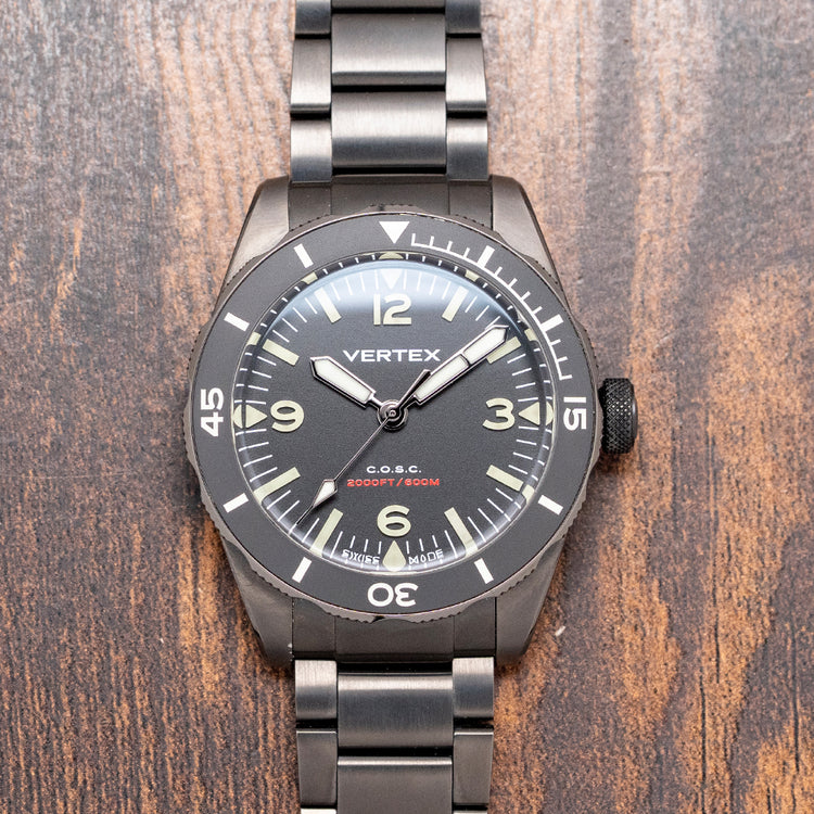 2022 Vertex M60C AquaLion No-Date Black DLC 40mm