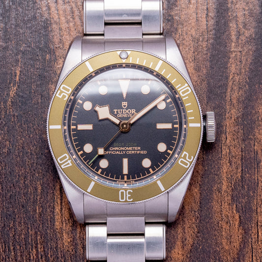2022 Tudor Black Bay Harrods Green 41mm on Bracelet 79230G