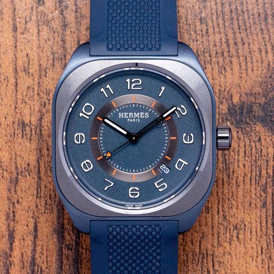 2022 Hermès H08 Deep Blue Titanium Automatic 42mm