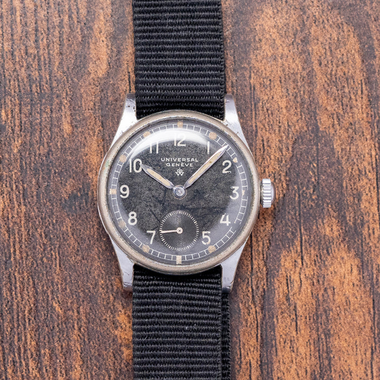1941 Universal Genève 'Wilhelmina' Black 30mm 31250