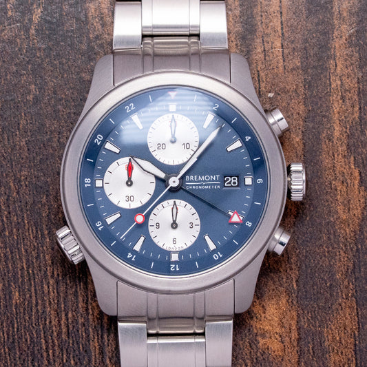 2023 Bremont GMT Chronograph Mr Porter Limited Ed. ALT1-ZT-BL